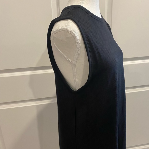 🤡BOGO🤡 NWOT Black ADIDAS Double Layer Logo’d Tank Dress - Womens M - Picture 5 of 14